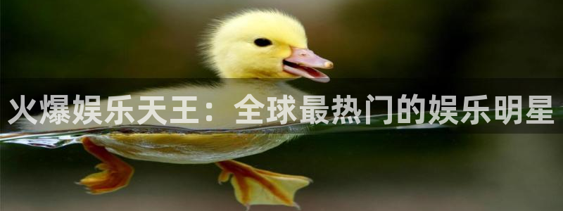 极悦平台那个爆率高：火爆娱乐天王：全球最热门的娱乐明星