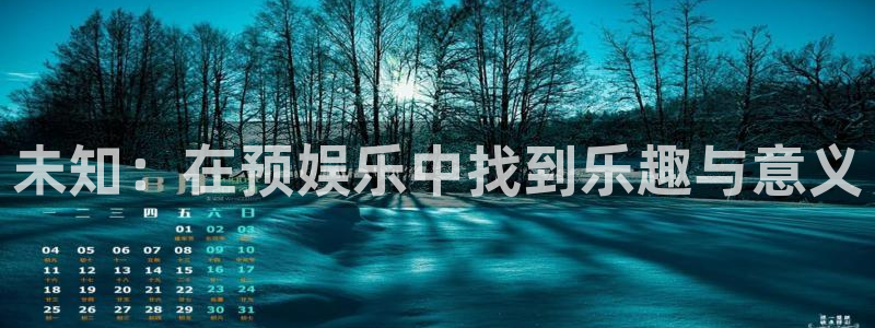 极悦平台软件：未知：在预娱乐中找到乐趣与意义